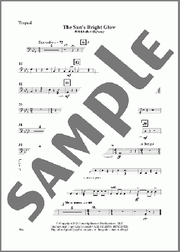 The Sun's Bright Glow (arr. Gene Milford) - Timpani(Joseph Parry) 楽譜 その他 ダウンロード