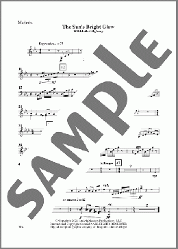 The Sun's Bright Glow (arr. Gene Milford) - Marimba(Joseph Parry) 楽譜 その他 ダウンロード