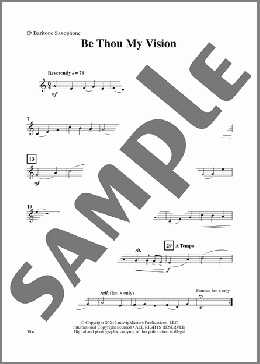 Be Thou My Vision - Baritone Saxophone(Traditional) 楽譜 その他 ダウンロード