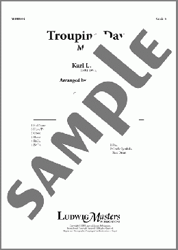 Trouping Days (arr. Gene Milford) - Full Score(Karl King) 楽譜 その他 ダウンロード