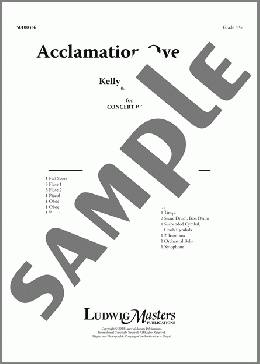 Acclamation Overture - Full Score(Kelly Bennette) 楽譜 その他 ダウンロード