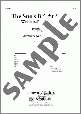The Sun's Bright Glow (arr. Gene Milford) - Full Score(Joseph Parry) 楽譜 その他 ダウンロード