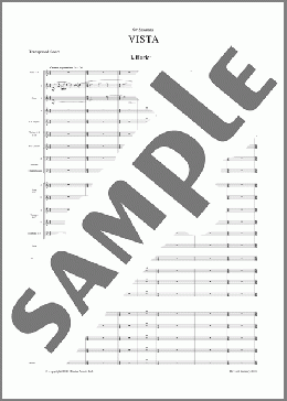 Vista - Study Score(Kaija Saariaho) 楽譜 オーケストラ（パート） ダウンロード