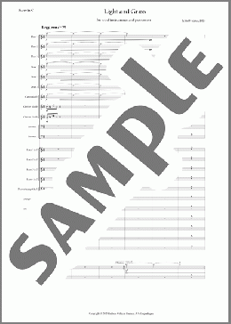 Light And Grass - Full Score(Britta Bystr?m) 楽譜 オーケストラ（パート） ダウンロード
