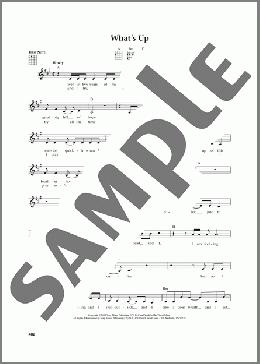 What's Up (from The Daily Ukulele) (arr. Jim Beloff)(4 Non Blondes) 楽譜 ウクレレ（弾き語り） ダウンロード