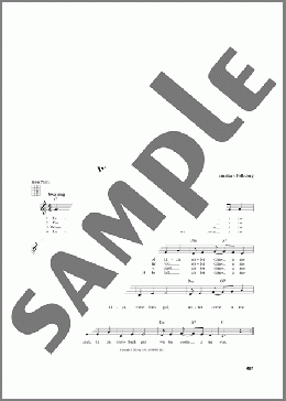 Water Come A Me Eye (from The Daily Ukulele) (arr. Jim Beloff)(Jamaican Folksong) 楽譜 ウクレレ（弾き語り） ダウンロード