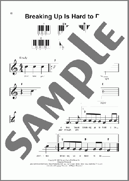 Breaking Up Is Hard To Do(Neil Sedaka/Partridge Family) 楽譜 ピアノ（ソロ） ダウンロード