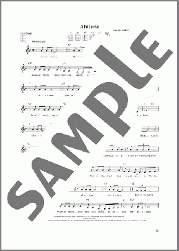 Abilene (from The Daily Ukulele) (arr. Jim Beloff)(George Hamilton IV) 楽譜 ウクレレ（弾き語り） ダウンロード