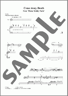 Come Away Death (from These Motley Fools)(Iain Bell) 楽譜 その他 ダウンロード