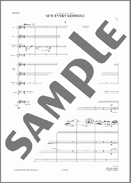 New Every Morning - Study Score(Judith Weir) 楽譜 オーケストラ（パート） ダウンロード