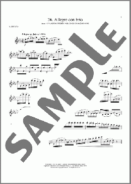 Etude No. 26(W. Ferling) 楽譜 アルトサックス（ソロ） ダウンロード