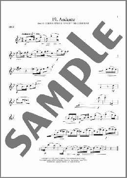 Etude No. 19(W. Ferling) 楽譜 オーボエ ダウンロード
