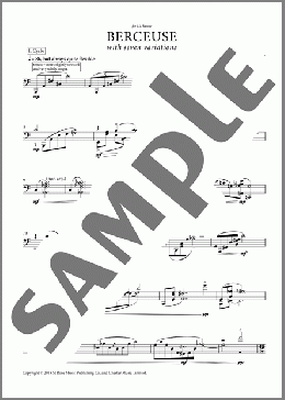 Berceuse with seven variations(Nico Muhly) 楽譜 その他 ダウンロード
