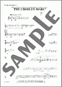 The Crosley March (arr. Loras John Schissel) - Alto Saxophone 2(Henry Fillmore) 楽譜 その他 ダウンロード