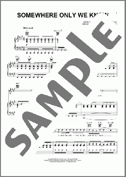 Somewhere Only We Know(Keane) 楽譜 その他 ダウンロード