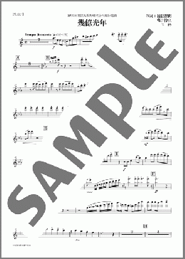 幾億光年(Flute 1)(藤井 怜央) 楽譜 吹奏楽（パート） ダウンロード