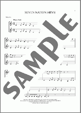 Seven Nation Army(White Stripes) 楽譜 その他 ダウンロード