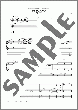 Ritorno(Aulis Sallinen) 楽譜 その他 ダウンロード