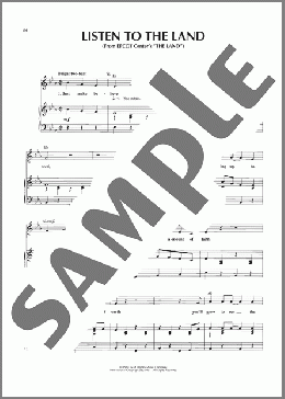 Listen To The Land(Robert Moline) 楽譜 ピアノ & ボーカル & ギター ダウンロード