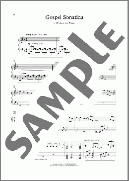 Gospel Sonatina(Wayne Bucknor) 楽譜 ピアノ（ソロ） ダウンロード