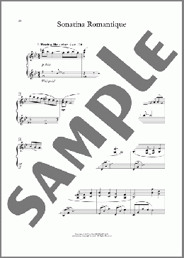 Sonatina Romantique(Mona Rejino) 楽譜 ピアノ（ソロ） ダウンロード