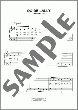 Oo-De-Lally (from Robin Hood)(Roger Miller) 楽譜 ピアノ（ソロ） ダウンロード