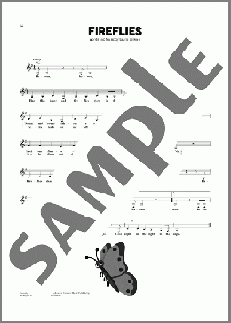Fireflies(The Laurie Berkner Band) 楽譜 その他 ダウンロード