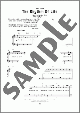 The Rhythm Of Life (from Sweet Charity)(Dorothy Fields) 楽譜 その他 ダウンロード