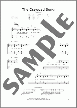 The Crawdad Song (arr. Jim Schustedt)(Traditional) 楽譜 ウクレレ（弾き語り） ダウンロード