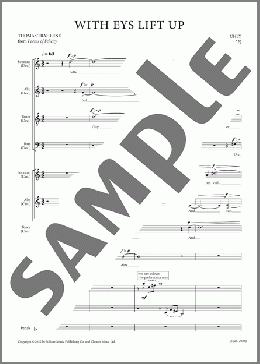 With Eys Lift Up(Nico Muhly) 楽譜 合唱（その他） ダウンロード