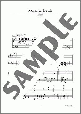 Remembering Me(S.E.N.S.) 楽譜 ピアノ（ソロ） 中～上級 ダウンロード