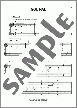 Sol Nal(Traditional Carol) 楽譜 ピアノ（ソロ） ダウンロード