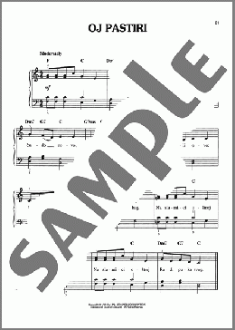 Oj Pastiri(Traditional Carol) 楽譜 ピアノ（ソロ） ダウンロード