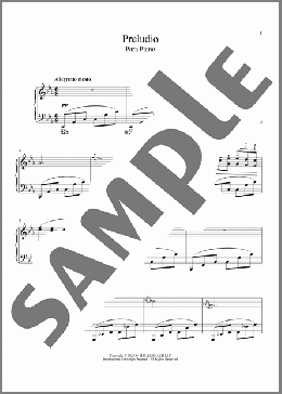 Prelude [In C Minor] For Piano(Manuel M. Ponce) 楽譜 ピアノ（ソロ） ダウンロード