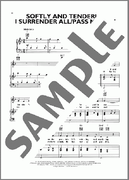 Softly And Tenderly/I Surrender All/Pass Me Not(Andy Griffith) 楽譜 ピアノ & ボーカル & ギター ダウンロード