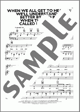 When We All Get To Heaven/We'll Understand It Better By And By/When The Roll Is Called Up Yonder(Andy Griffith) 楽譜 ピアノ & ボーカル & ギター ダウンロード