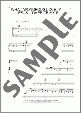 What Wondrous Love Is This/Jesus, Lover Of My Soul(Andy Griffith) 楽譜 ピアノ & ボーカル & ギター ダウンロード