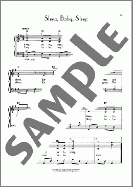Sleep, Baby, Sleep(Pennsylvania Dutch Lullaby) 楽譜 ピアノ（ソロ） ダウンロード