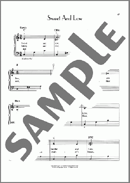 Sweet And Low(Joseph Barnby) 楽譜 ピアノ（ソロ） ダウンロード