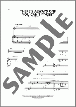 There's Always One You Can't Forget (from Dance A Little Closer)(Alan Jay Lerner) 楽譜 ピアノ & ボーカル ダウンロード
