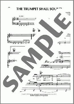 The Trumpet Shall Sound(George Frideric Handel) 楽譜 ピアノ & ボーカル & ギター ダウンロード