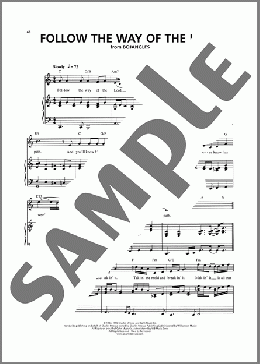 Follow The Way Of The Lord (from Bojangles)(Sammy Cahn/Charles Strouse) 楽譜 ピアノ & ボーカル ダウンロード