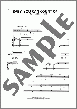 Baby, You Can Count On Me (from Bring Back Birdie)(Lee Adams/Charles Strouse) 楽譜 ピアノ & ボーカル ダウンロード