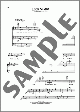 Lick Samba(Bob Marley) 楽譜 ピアノ & ボーカル & ギター ダウンロード