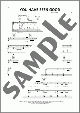 You Have Been Good(Scott Krippayne) 楽譜 ピアノ & ボーカル & ギター ダウンロード