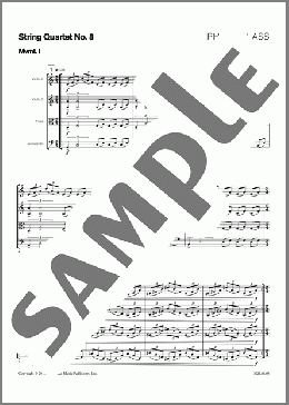 String Quartet No. 8-Full Score(Philip Glass) 楽譜 その他 ダウンロード