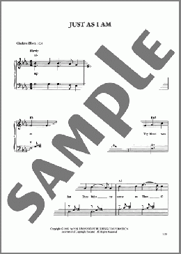 Just As I Am(William B. Bradbury) 楽譜 ピアノ（ソロ） ダウンロード