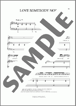 Love Somebody Now(Andrew Lippa) 楽譜 ピアノ & ボーカル ダウンロード