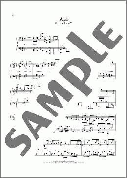 Aria (Grand Canal)(Billy Joel) 楽譜 ピアノ（ソロ） ダウンロード