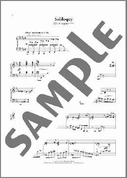 Soliloquy (On A Separation)(Billy Joel) 楽譜 ピアノ（ソロ） ダウンロード